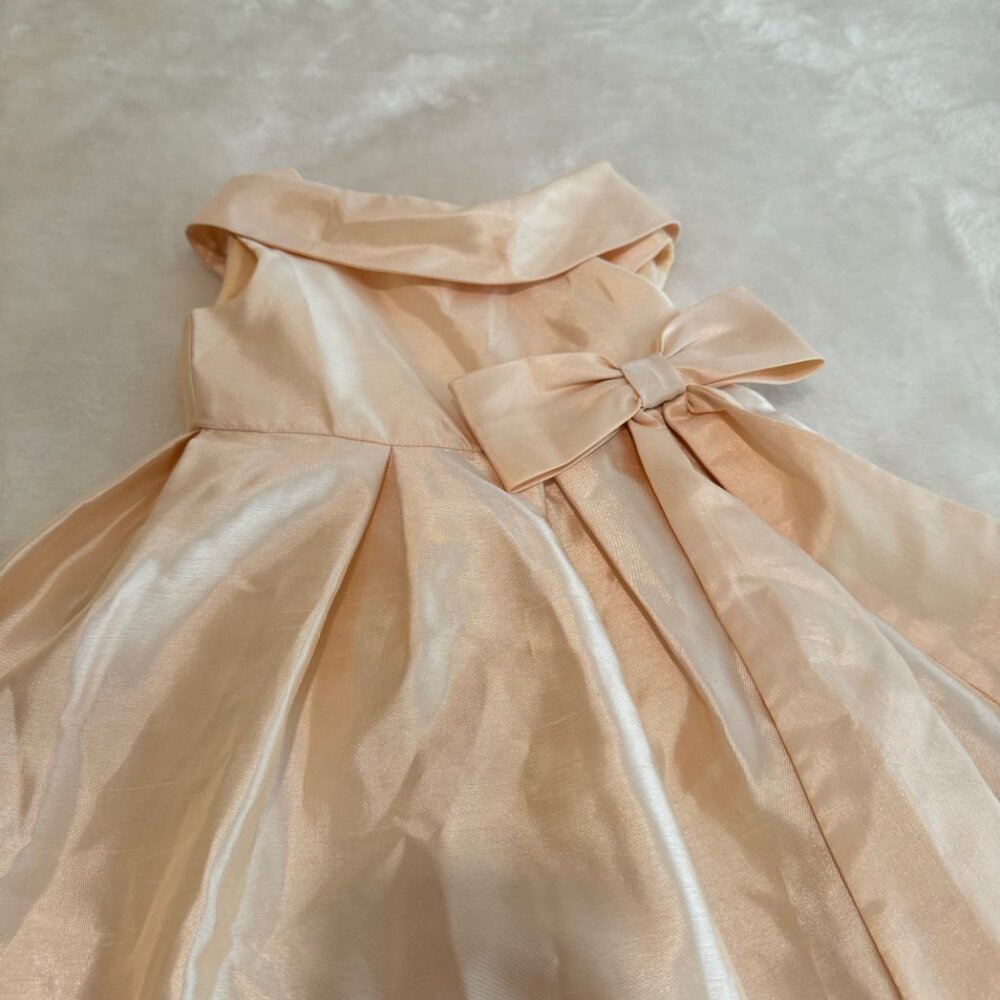 Edgehill Collection Ivory Satin Formal Dress With Full Petticoat Size 3T - Picture 2 of 15